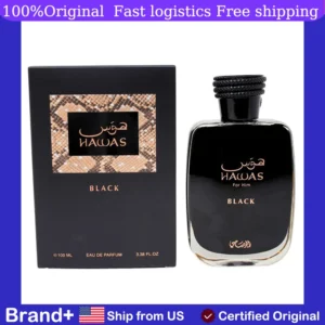 Original Arabic Perfume RASASI HAWAS BLACK Men Eau