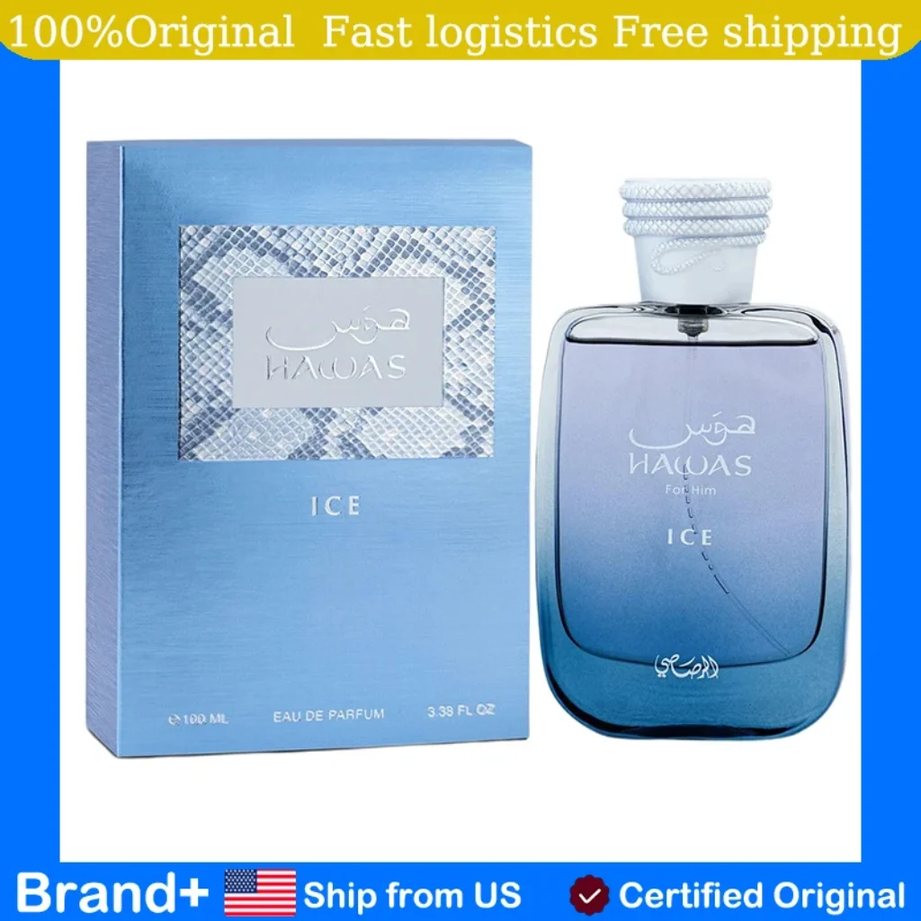 Original Arabic Perfume RASASI Hawas Ice Men Eau