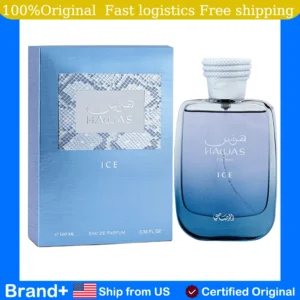 Original Arabic Perfume RASASI Hawas Ice Men Eau