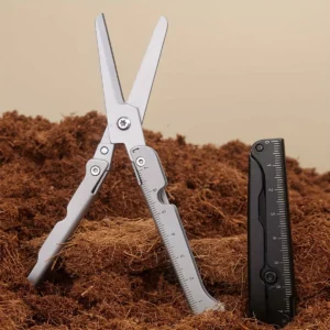 Outdoor Portable folding stainless steel multifunctional scissors camping,