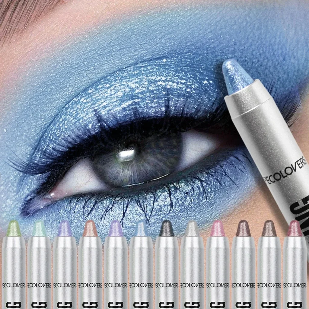 Pearlescent Long-lasting Eye Shadow Stick Shimmer Pigment Blue