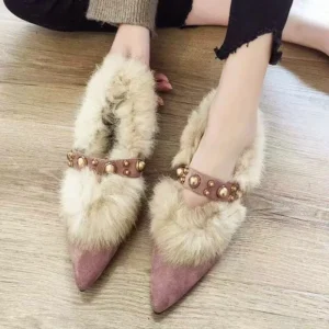 Pointed-toe Women’s Fall-winter Outerwear 2026 Style Insulated Chunky