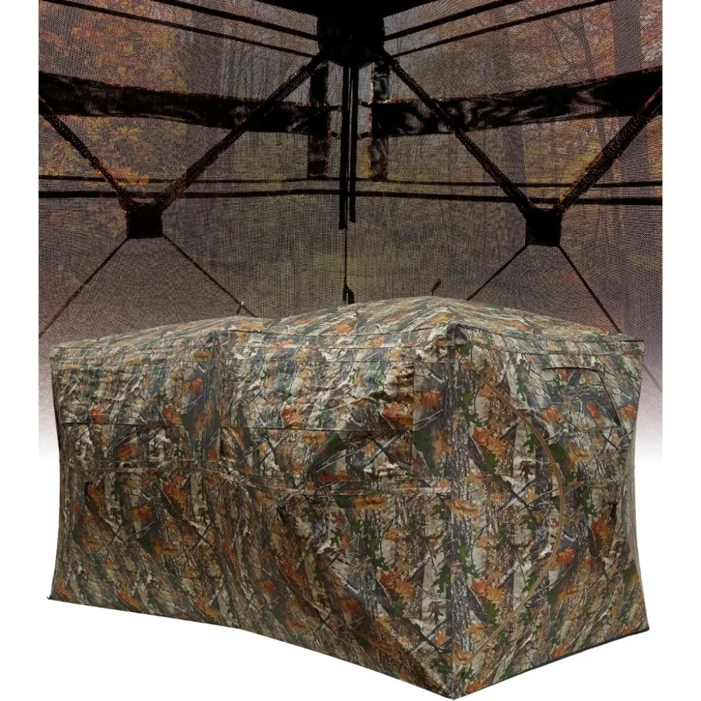 Pop Up Ground Hunting Blind 270° See Through