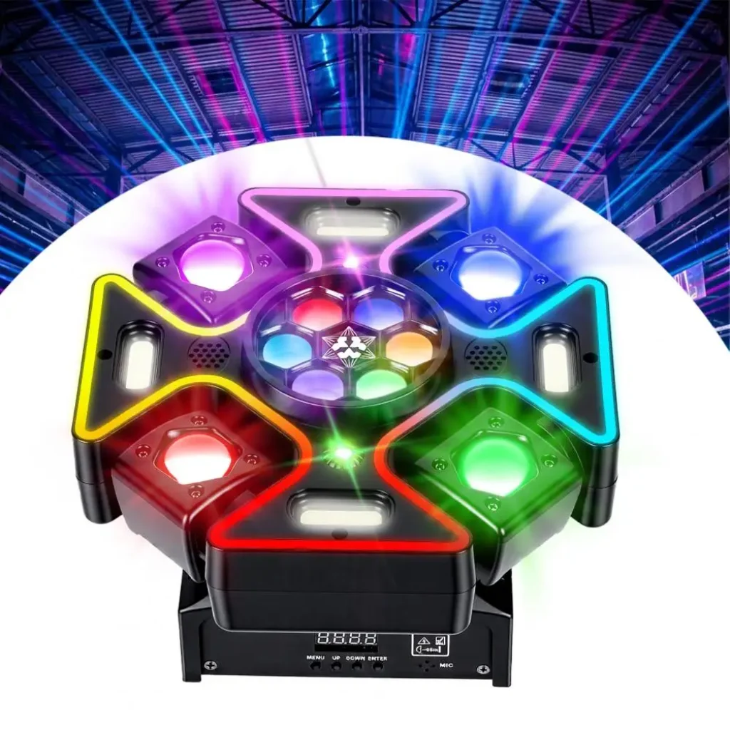 Professional 120W 4-in-1 RGBW Moving Head Stage Light
