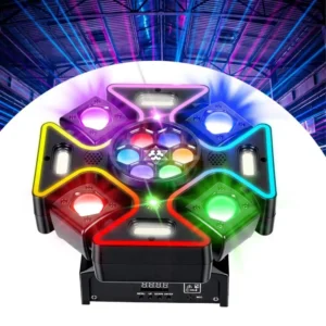 Professional 120W 4-in-1 RGBW Moving Head Stage Light