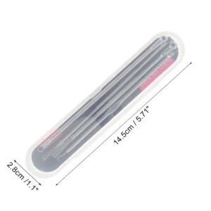 Professional Durable Pimple Extractor Tool Kit Silver Tone