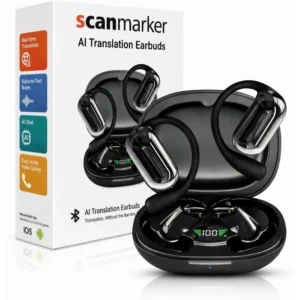 Real-Time Translation Earbuds: 144+ Languages, 60H Playtime, Noise