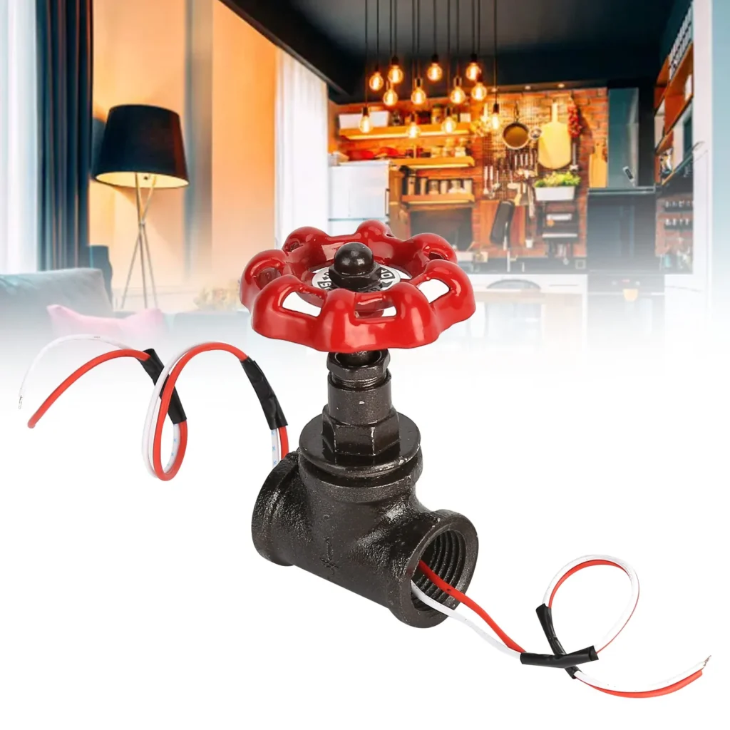 Retro Steampunk Style G1/2in Stop Valve Light Wire
