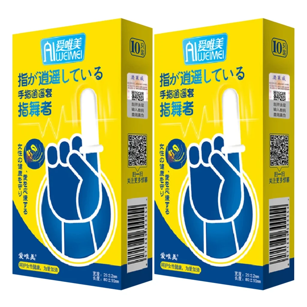 reusable condom Finger Sleeve Vaginal Massager female Masturbation