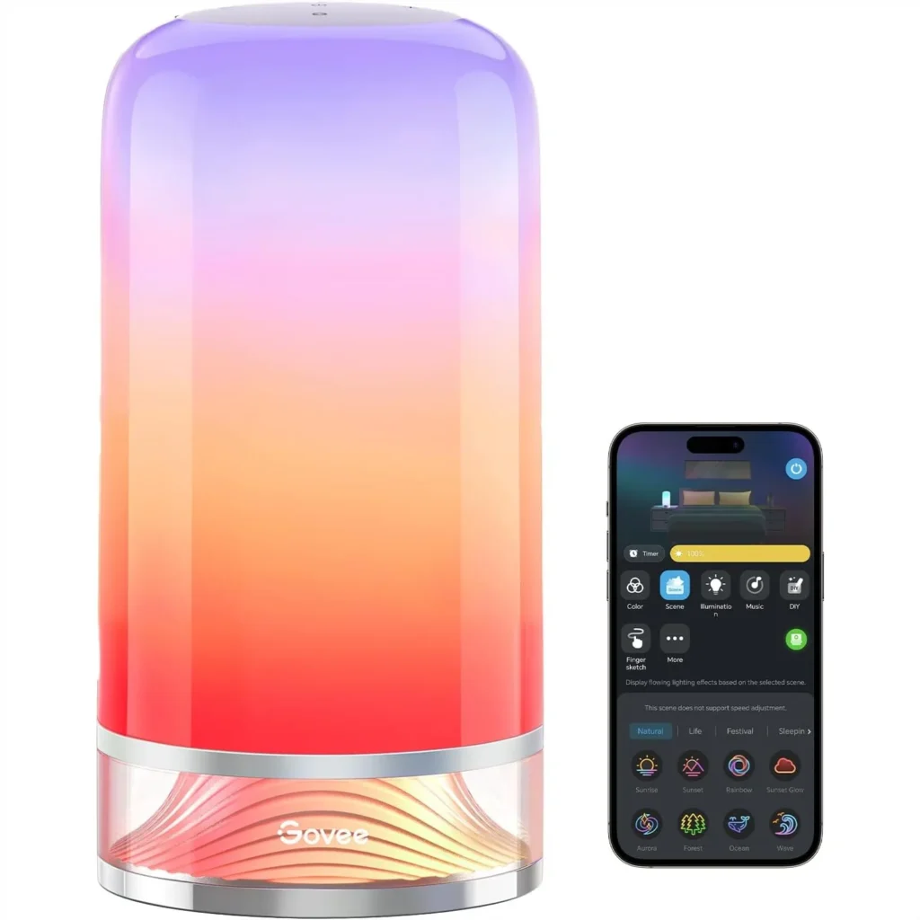 RGBIC Smart Table Lamp 2 Matter, Touch Control,
