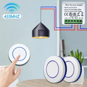 Smart Switch 16A Relay Controller RF 433Mhz Wireless