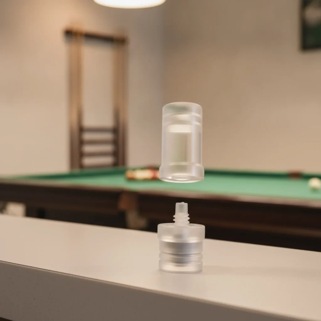 Smooth Surface Cue Joint Cover Acrylic Threaded Insert