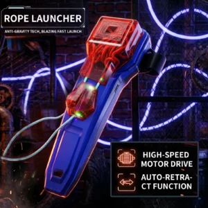 Spider Silk Rope Launcher Auto Retractable Wrist Toy