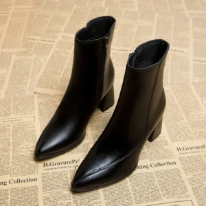 Spring Autumn British Style Thin Thin Women’s Boots