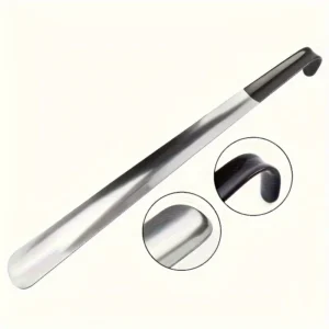 [Stainless Steel Shoehorn] Long Handle Ergonomic Stainless Steel