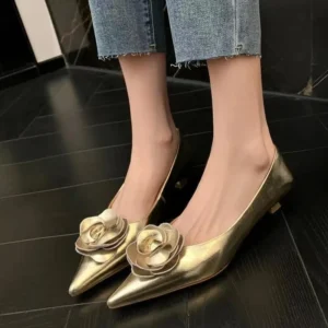 Stiletto Single Shoes Autumn Pointed Toe Shallow Mouth