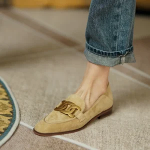 Suede Leather Women Loafers Spring/Autumn Low Heel Women