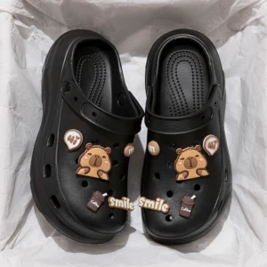 Summer Cartoon EVA Clogs Women Thick Sole Non