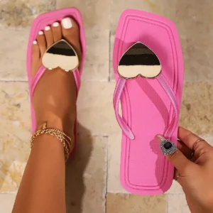 Summer Flats Flip Flops 2025 Non-Slip Women’s Beach