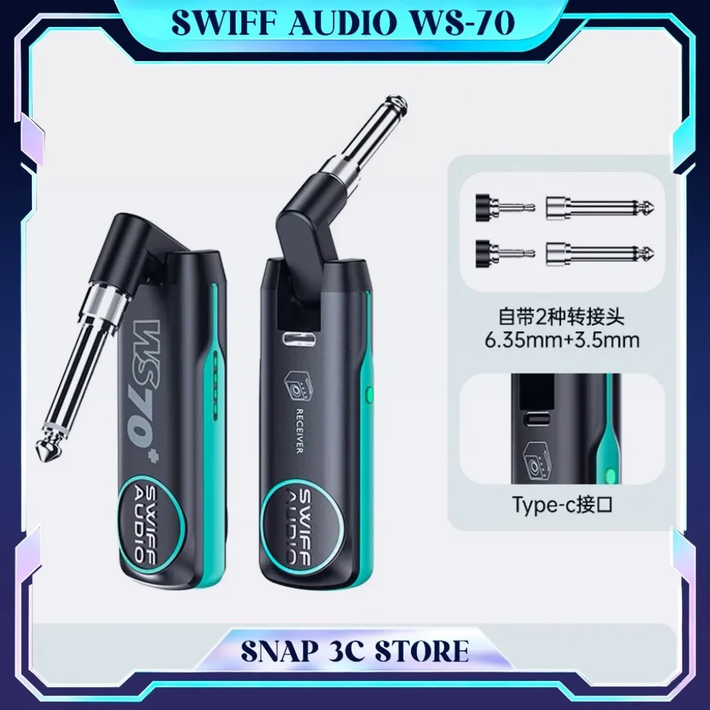 SWIFF AUDIO WS-70 Plus Wireless Guitar System Transmitter