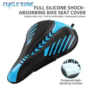Thickened Silicone Bicycle Saddle Cover Shockproof Bike Cushion