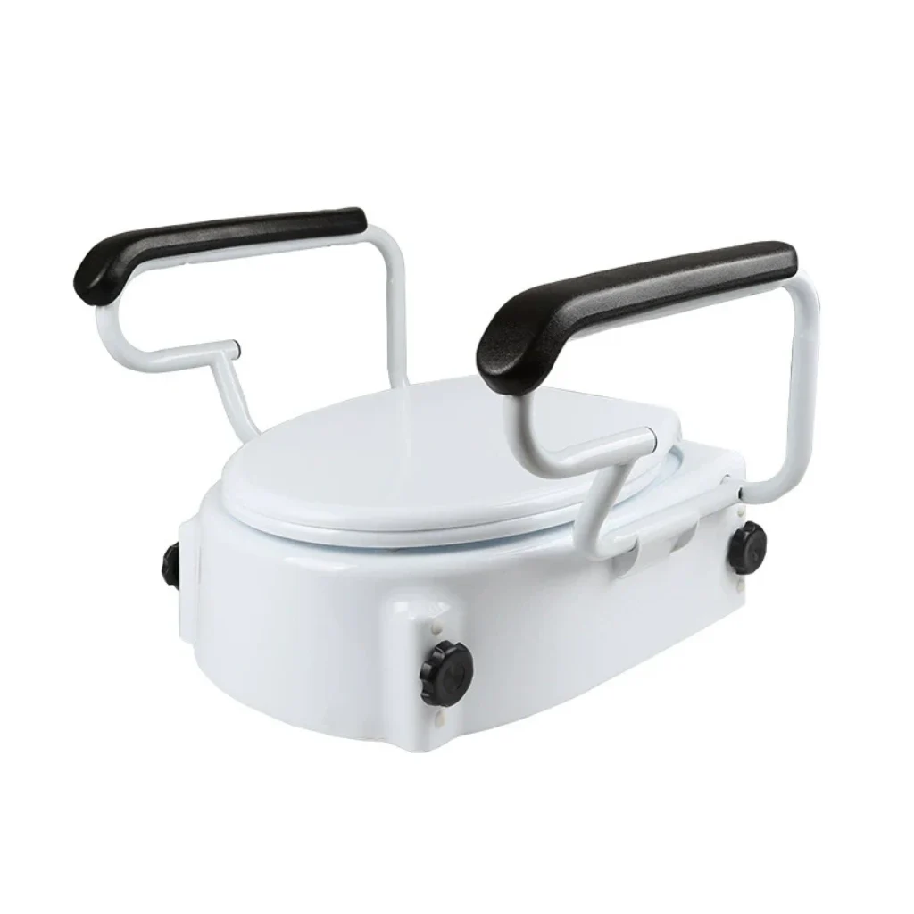Toilet Height Enhancer Toilet Booster Handrails Raised Toilet