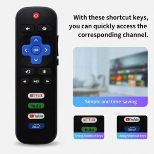 Universal Remote Control Use Roku TV Controller Shortcut