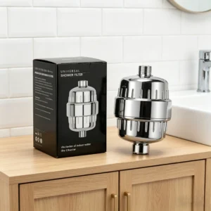 Universal Shower Head Filter, Durable Multi-Stage Filtration High