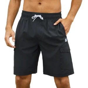 WILDBREATH Men’s 9″ Swim Trunks UPF 50+ Quick