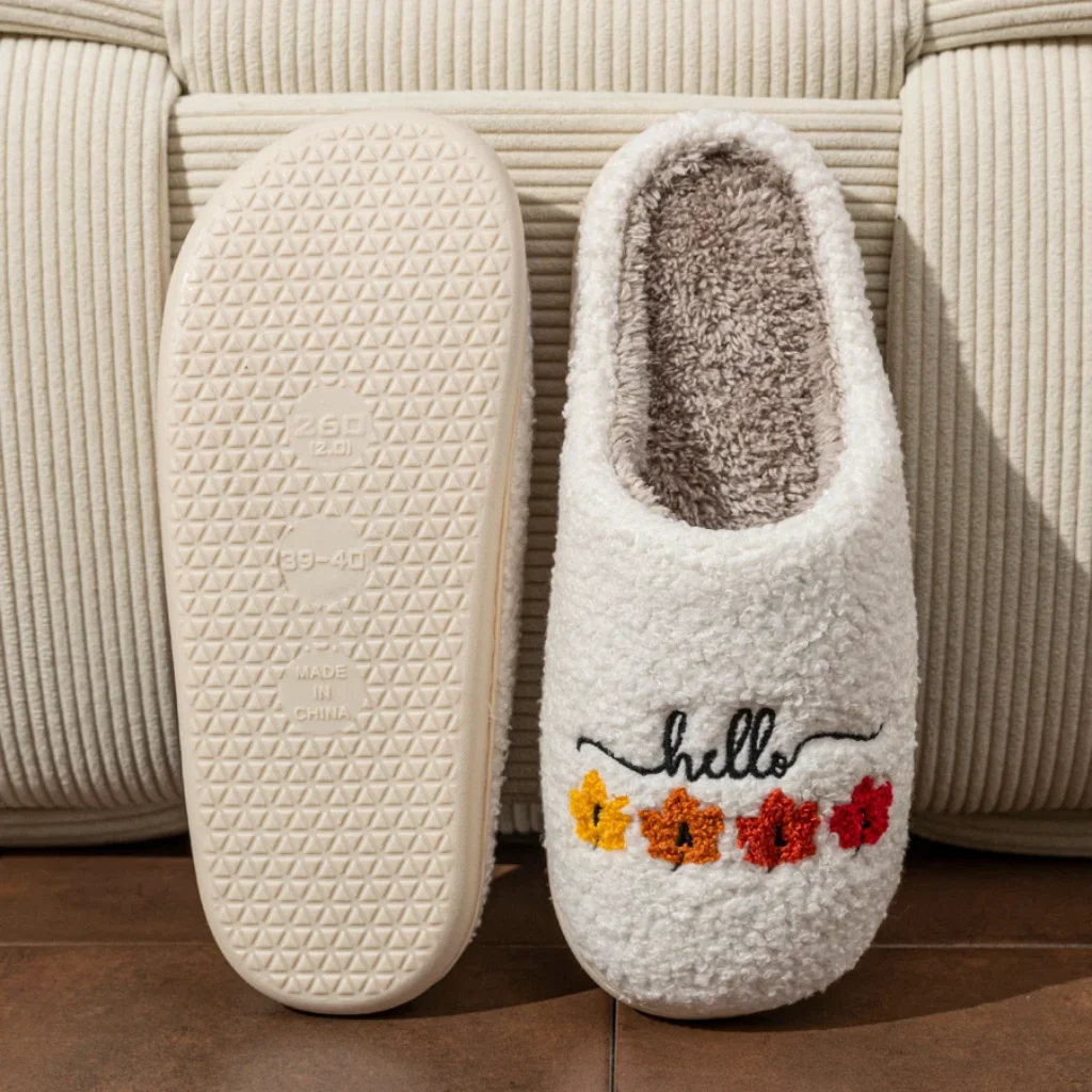 Winter Women’s Slippers Indoor Soft Breathable Comfortable Autumn