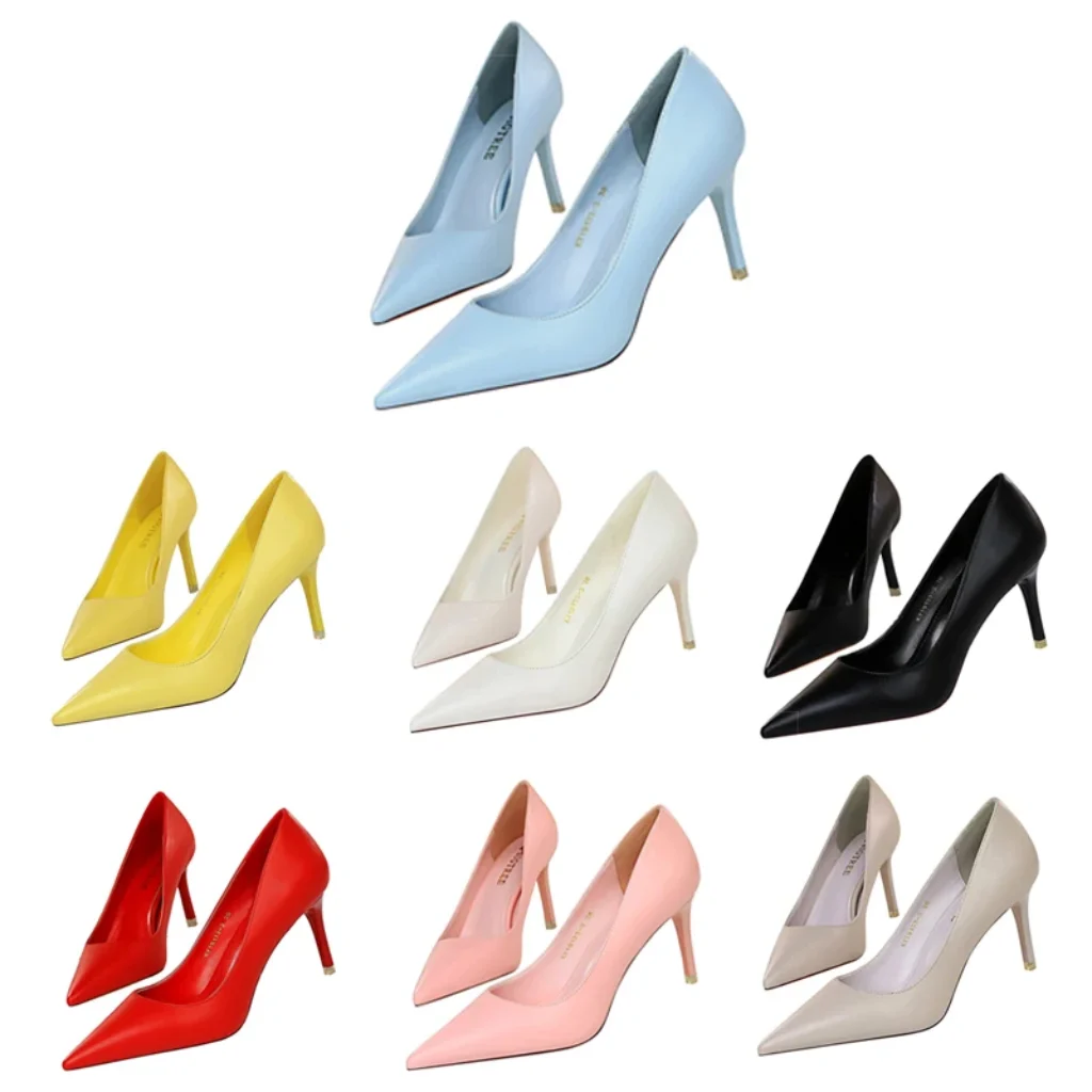 Woman Fashion Career Formal 7.5cm 10.5cm High Heels