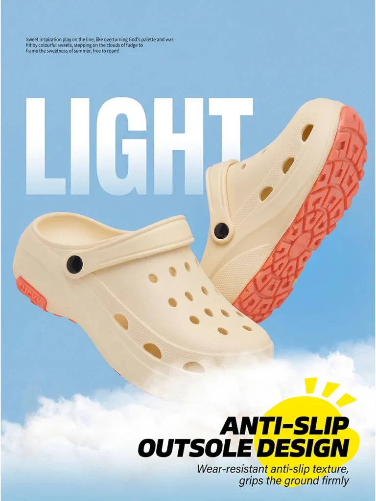 Women Men Chunky Platform Clogs Shoes Summer Thick