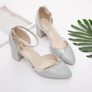 Women Sexy Golden Wedding High Quality Buckle Strap