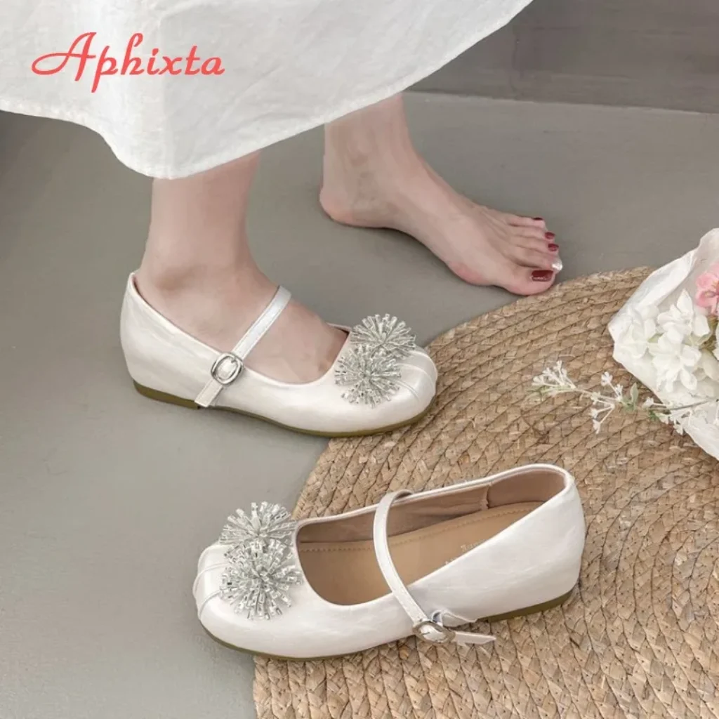Women Square Toe Mary Jane Flat Shoes 2026