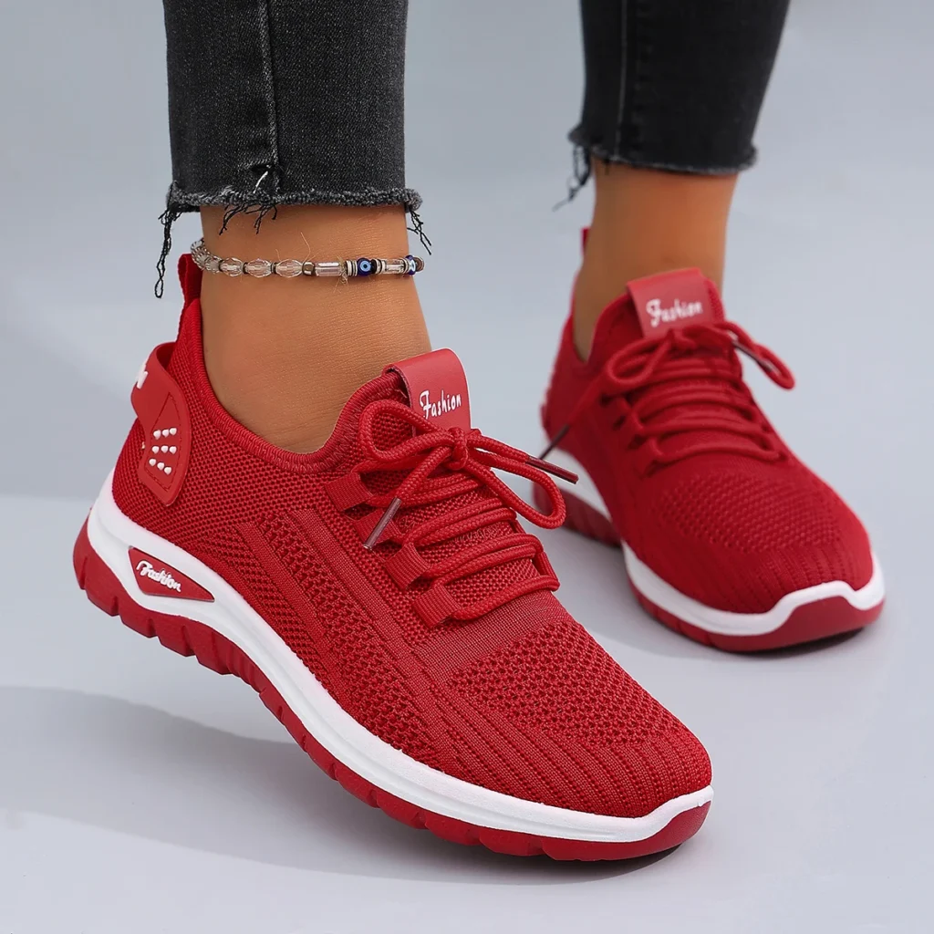 women’s summer breathable mesh flat shoes women’s shoes