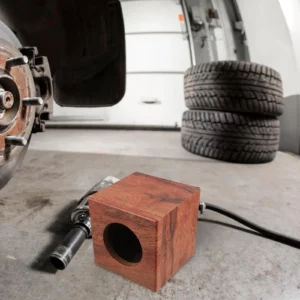 Wooden Speaker Enclosure Car Audio Box Striped Wood