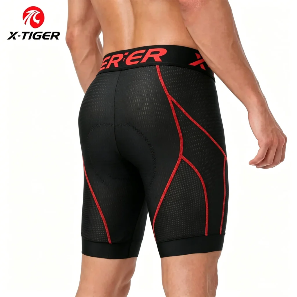 X-TIGER cycling shorts Pockets Gel padded Reflective Cycling