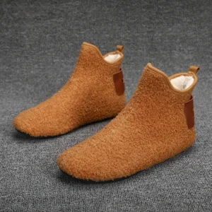 YRZL Men’s Winter Slippers Cotton Casual Shoes High