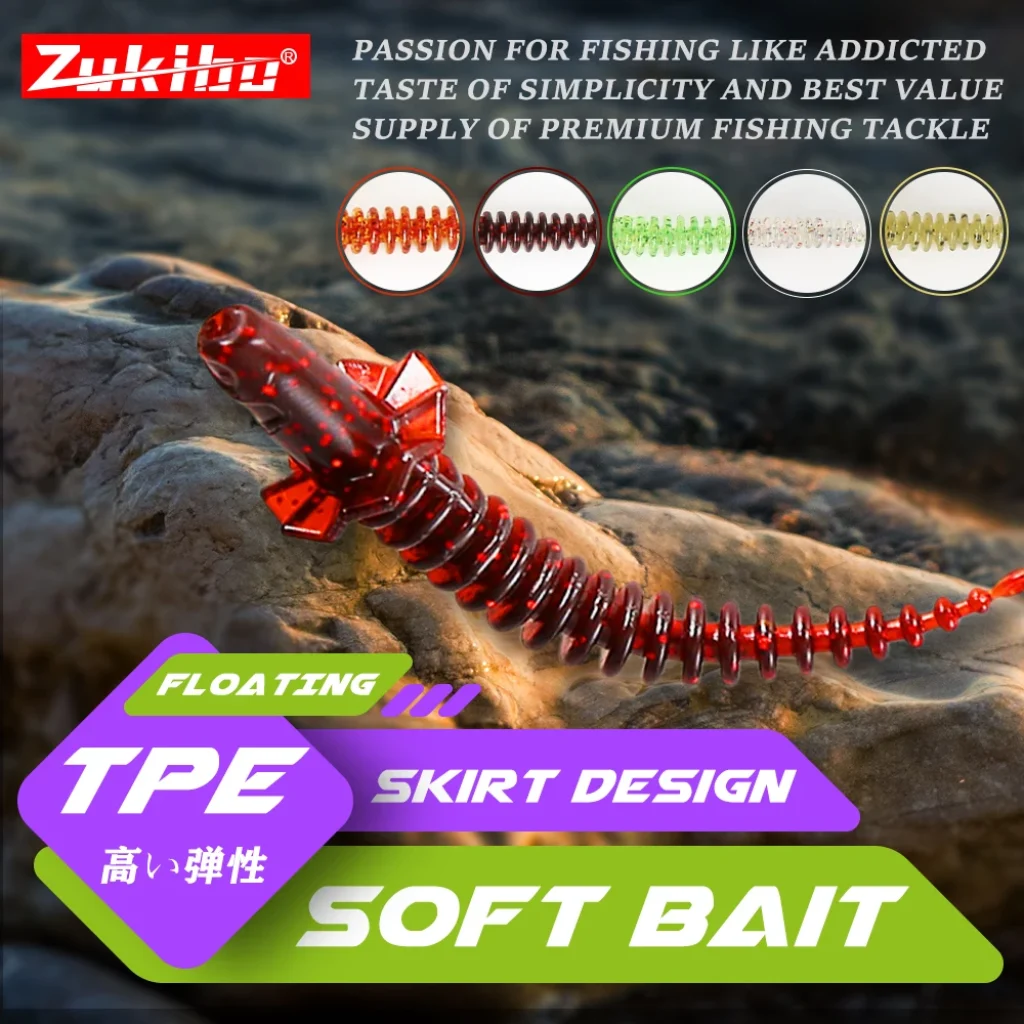 ZUKIBO14pcs/ Bag Apron Needle Tail Swing Bait Floating