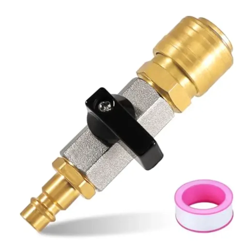 1/4 Inch Brass Air Compressor Hose Connector Fitting