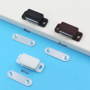 Plastic Cabinet Magnet Latch Black Magnetic ABS Cabinet