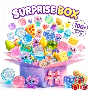 100+ Random Styles Squishy Surprise Blind Box, Kawaii