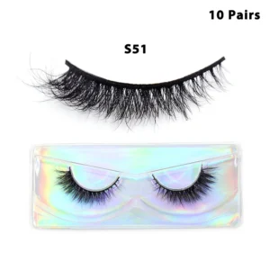 10pairs/Lot 3D Mink Lashes Matural Long Fake Eyelash