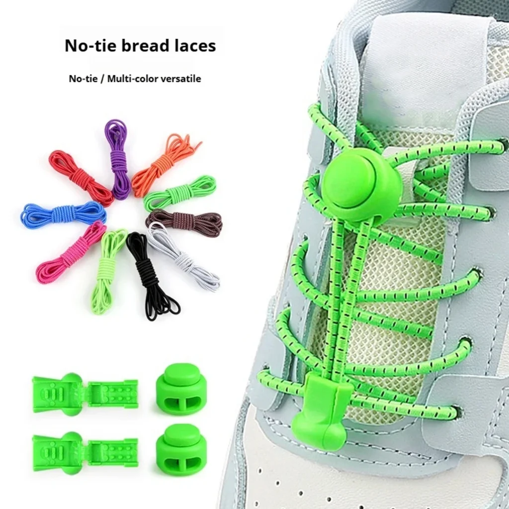 1Pair/3Pair Elastic Shoelaces Sneakers no tie Shoe laces