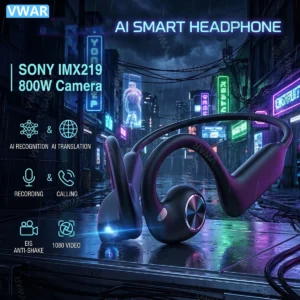 2026New 800W Pixel Camera Smart Earphones Men Video