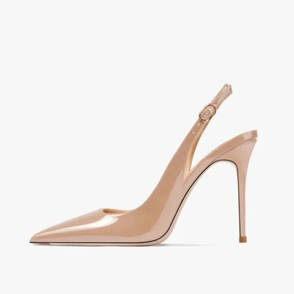 2026Summer Fashion Buckle Women’s High Heels 10cm Open