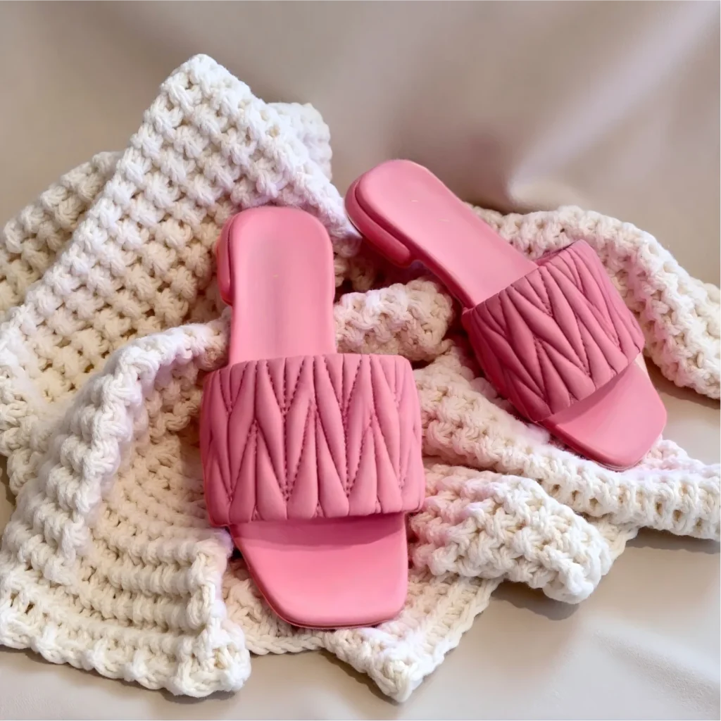 26SS Summer Selling Luxury Women’s Slippers Flat Sheepskin