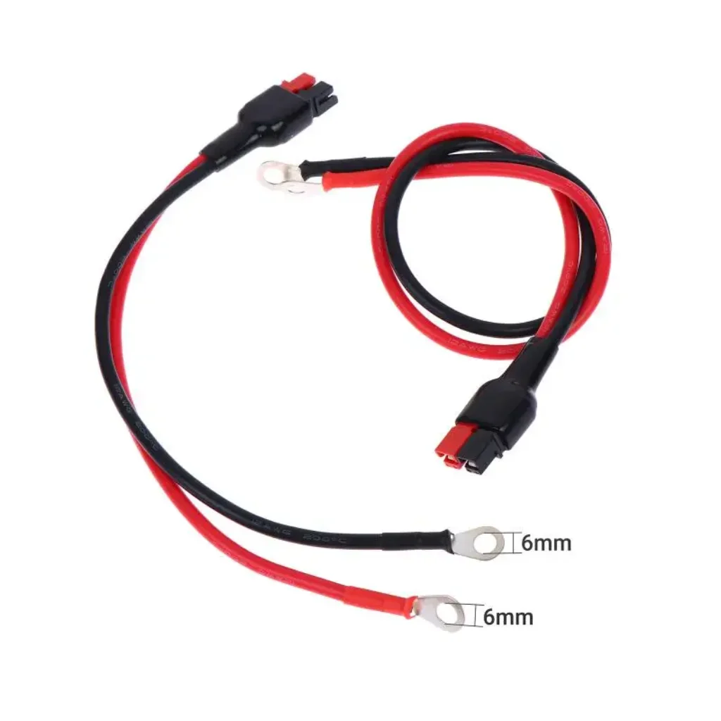 30A 12AWG M6 Heavy Duty Golf Battery Leads