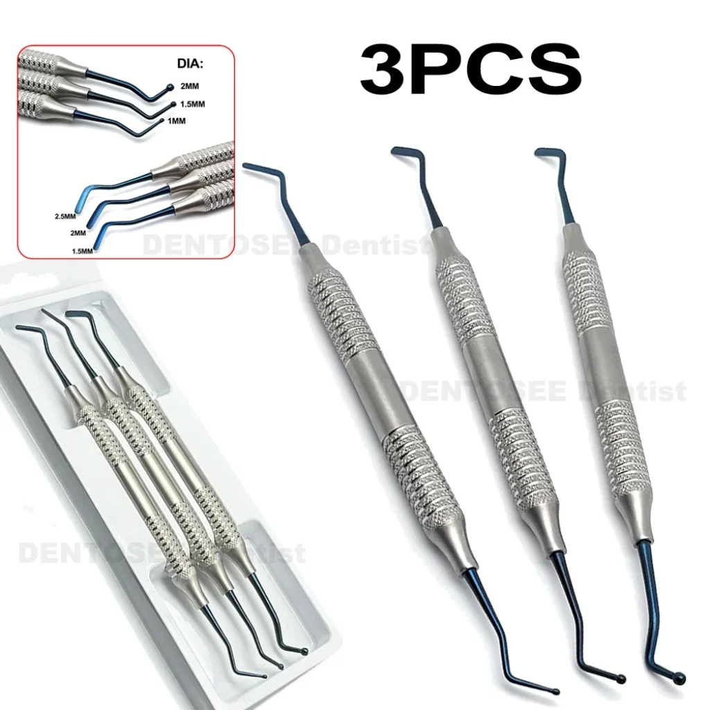 / Set Dental Composite Resin Filling Spatula Resin