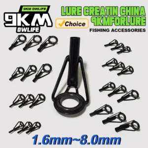 Fishing Rod Tip Guides Repair Kit Stainless Steel